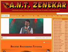 Tablet Screenshot of antzenekar.com